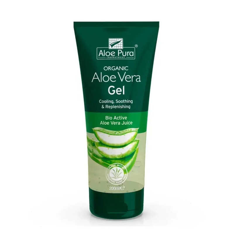 ▥ ALOE PURA VERA Original 200Ml Organic Pure Curaçao Aloe Vera Moisturizing Hydrating Gel Sooth