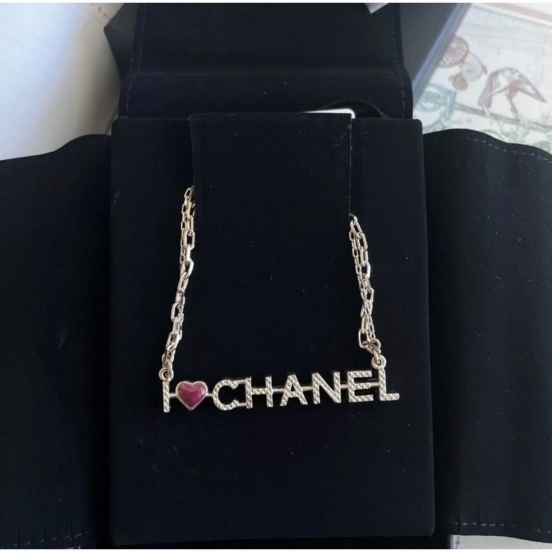 สร้อยคอ Chanel รุ่น i love Chanel Authen  หายาก ดีไซน์นี้ เก๋มาก