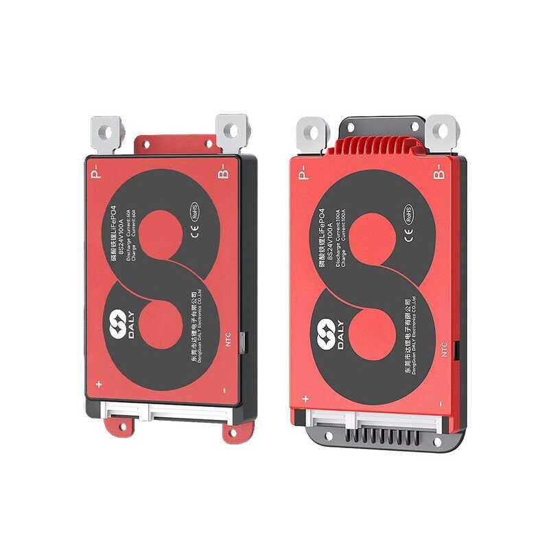 ❤ BMS Daly 100A/100A สายยาวพิเศษ 20ซม. Lifepo4 NMC Li-On 100A / 4S 7S 8S 12S 14S