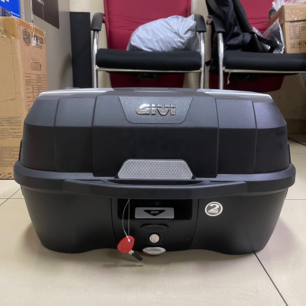 GIVI BOX B45NM ATLAS MONOLOCK TOPCASE BLACK GIVI 45 LITRE GIVIBOX KOTAK GIVI BOX TOP BOX B45 NM B45 