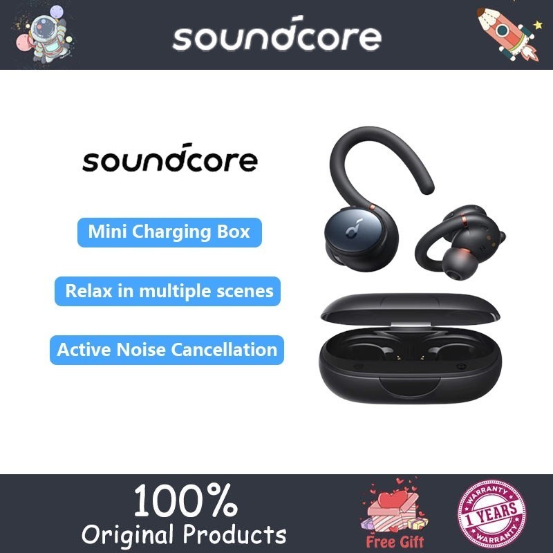 Anker Soundcore Sport X10 หูฟังบลูทูธไร้สาย 5.2 สําหรับเล่นกีฬา