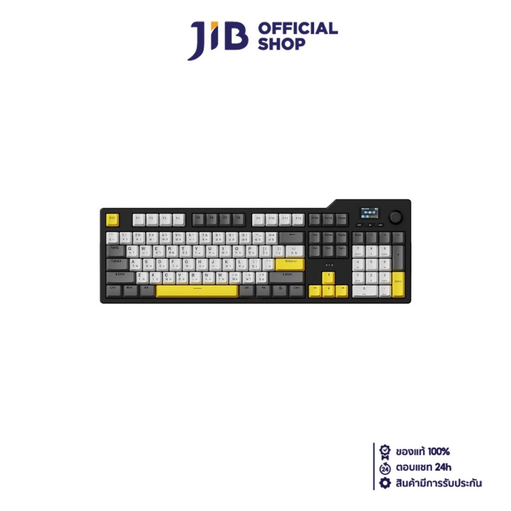 WIRELESS KEYBOARD (คีย์บอร์ดไร้สาย) AJAZZ AK35I PRO V2 (STARRY NIGHT) (LUNA SWITCH RGB EN/TH)