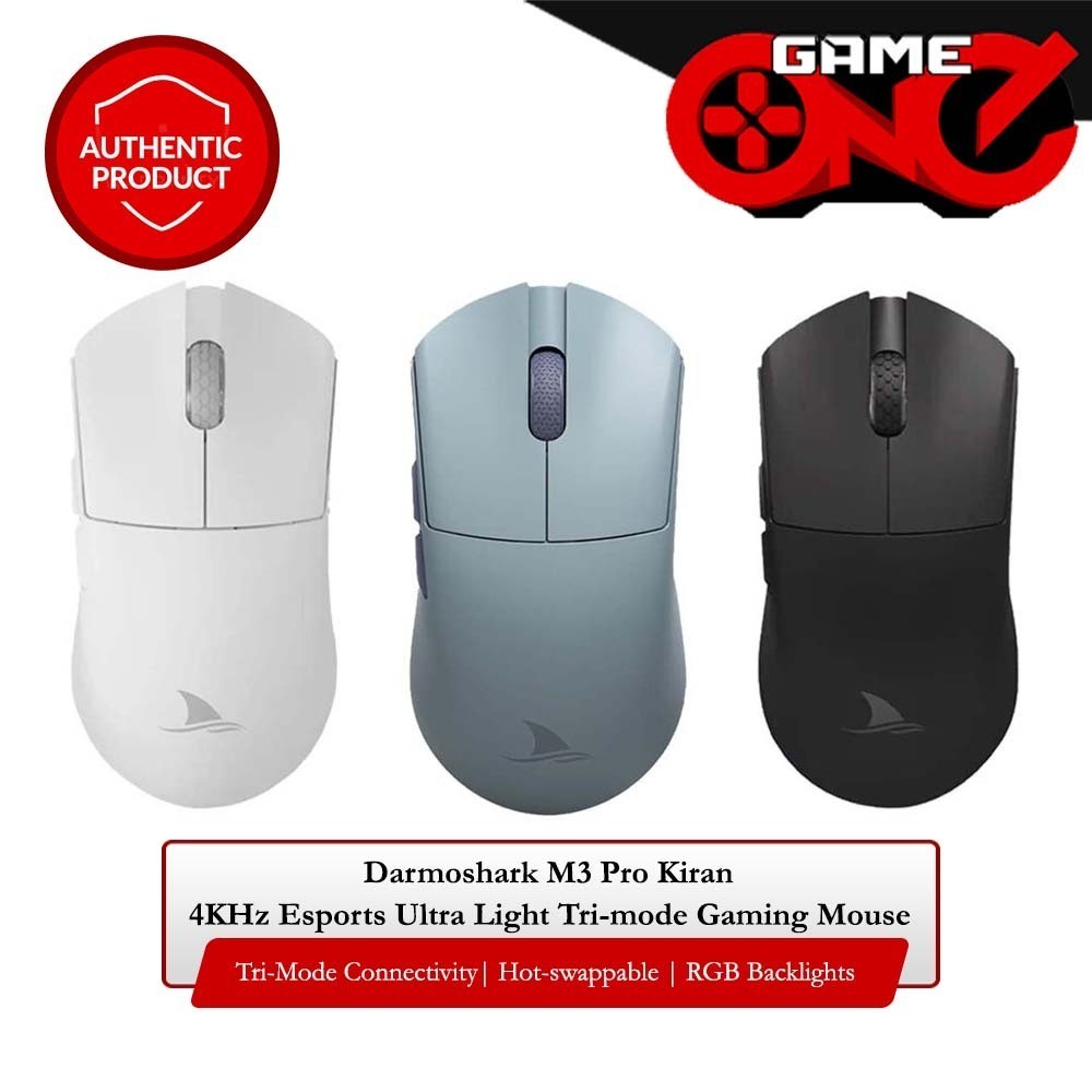 Darmoshark M3 Pro Kiran 4KHz Esports เมาส์สําหรับเล่นเกมสามโหมดแสงอัลตร้า