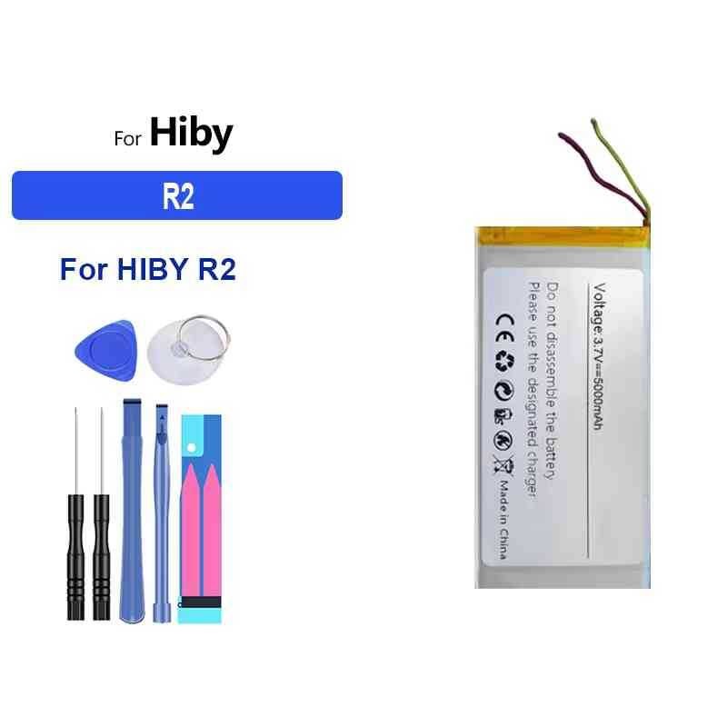 Music Player Battery For HiBy R5 Saber / R6 Pro II/ R3 pro/ R2/ R8 /R8S /WU12500mAh-5000mAh