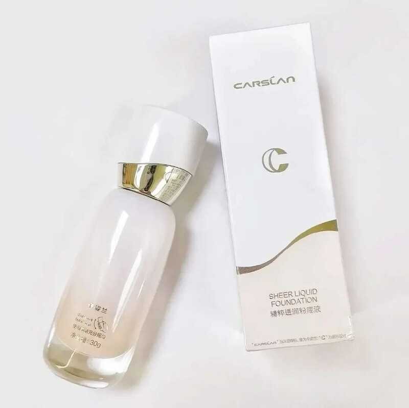 ▥ Original CARSLAN Essence Liquid Foundation ครีม Professional Coverage คอนซีลเลอร์ Moisturizin