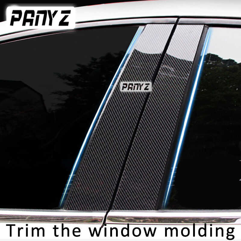 ▥ 6 ชิ้นสำหรับ 1 ชุด E81 E82 F40 F21 F20 คาร์บอนไฟเบอร์สีดำรถย