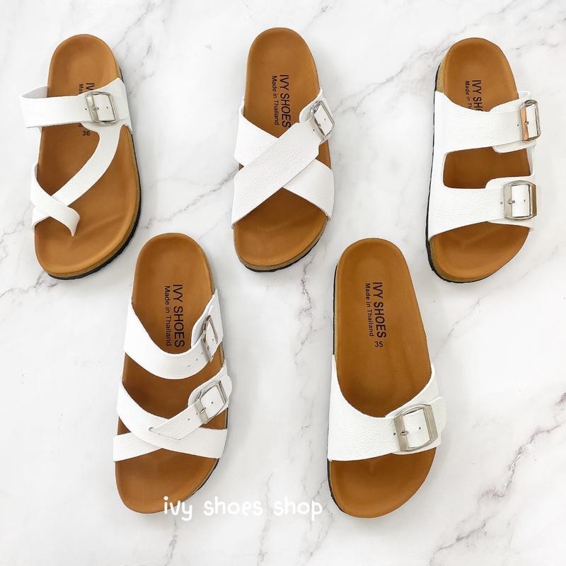 พร้องส่ง IVY SHOES รองเท้าไบเก้น พื้นนุ่ม (ส่งไว/สวยตรงปก ) รองเท้าแต