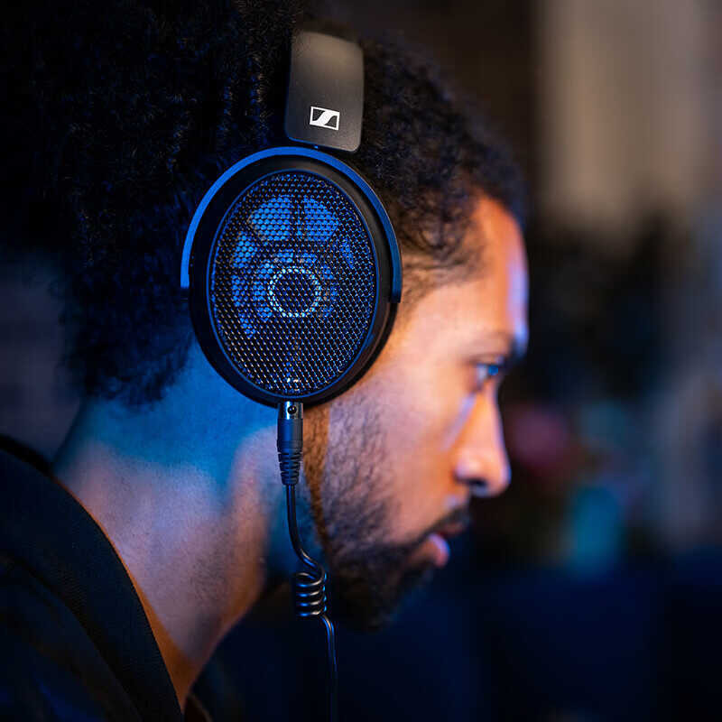 Senheiser HD 490 Pro สตูดิโอมืออาชีพเปิดกรอบหูฟังแบบมีสายสำห