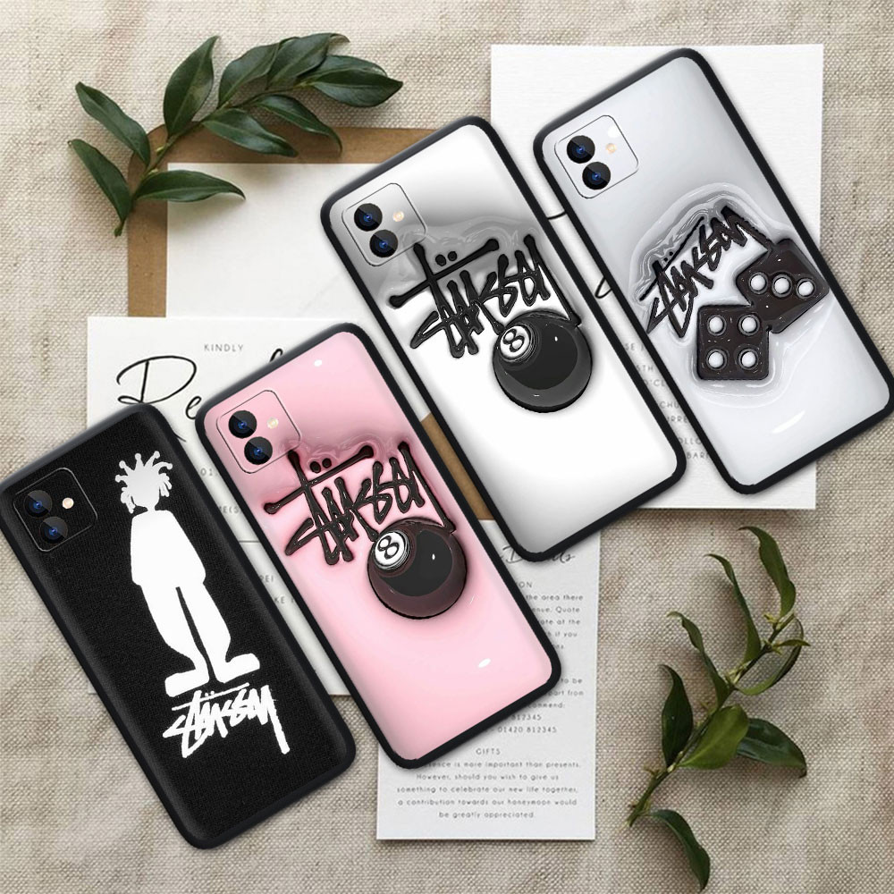 OPPO A17 A17K A35 A53 A32 A54 A54S A55 A53S A56S Soft Phone Cover Case S181 Stussy