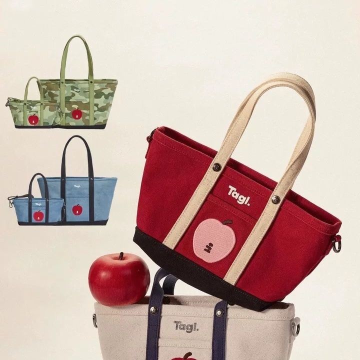 Commuter Retro กระเป๋าสะพายผ้าใบ Tote กระเป๋าถือความจุขนาดใหญ่