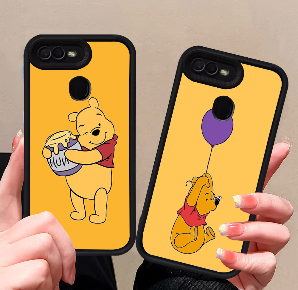R-34 Winnie the Pooh OPPO A3S A7n A7 A5 A12S Realme C1 A12E A12 A5S Case