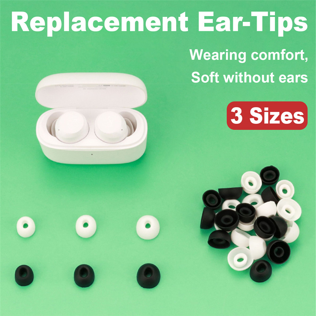 3 คู่หูฟังชนิดใส่ในหูใช้งานร่วมกับ Anker Soundcore A20i A30i P20i P30i P40i R50i หูฟังซิลิโคนครอบคลุ