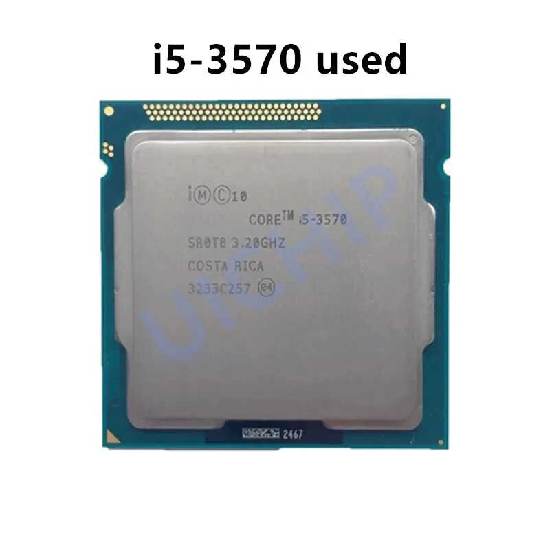 ❤ 100% ต้นฉบับ I5-3570 I5 3570 3.4 Ghz โปรเซสเซอร์ Quad Core CPU 6M 77W LGA