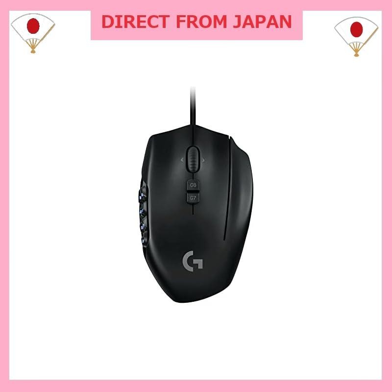 Logicool G Gaming Mouse G600t Wired Gaming Mouse USB Connection LIGHTSYNC RGB MMO Gaming Multi-butt