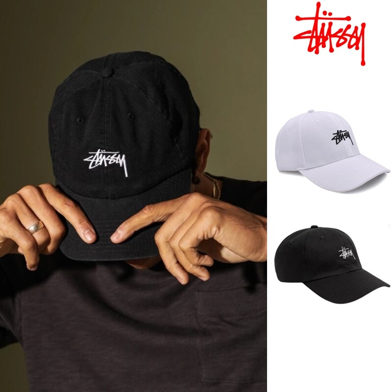 ♞หมวก Stussy แท้ stock low pro logo พร้อมส่ง พร้อมป้ายและหมวก แท้ 100%CAP XLF