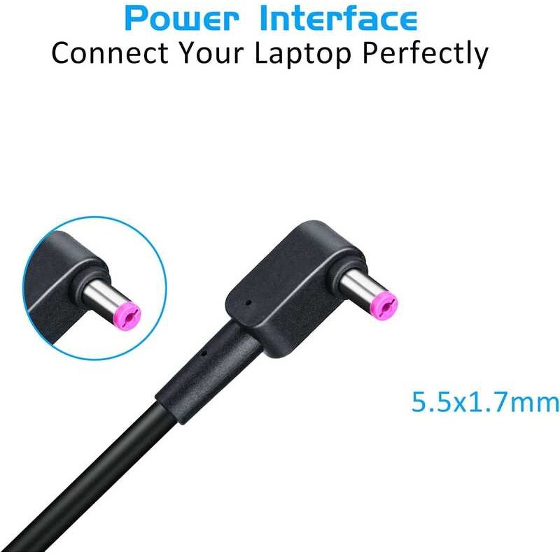 ▥  135W 19V7.1A สายไฟอะแดปเตอร์ AC สำหรับ Nitro 5 N18c3 N18c