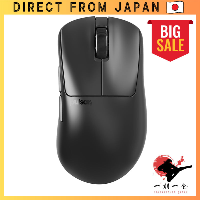 Pulsar Gaming Gears Xlite V3 Large Wireless Gaming Mouse Ultra-Lightweight 58 grams 1ms 26000 DPI O