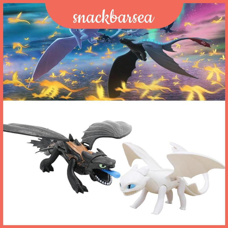 Collectible Fierce And How To Train Your Dragon Toy Figure Set With Mini Dragon And Suit
