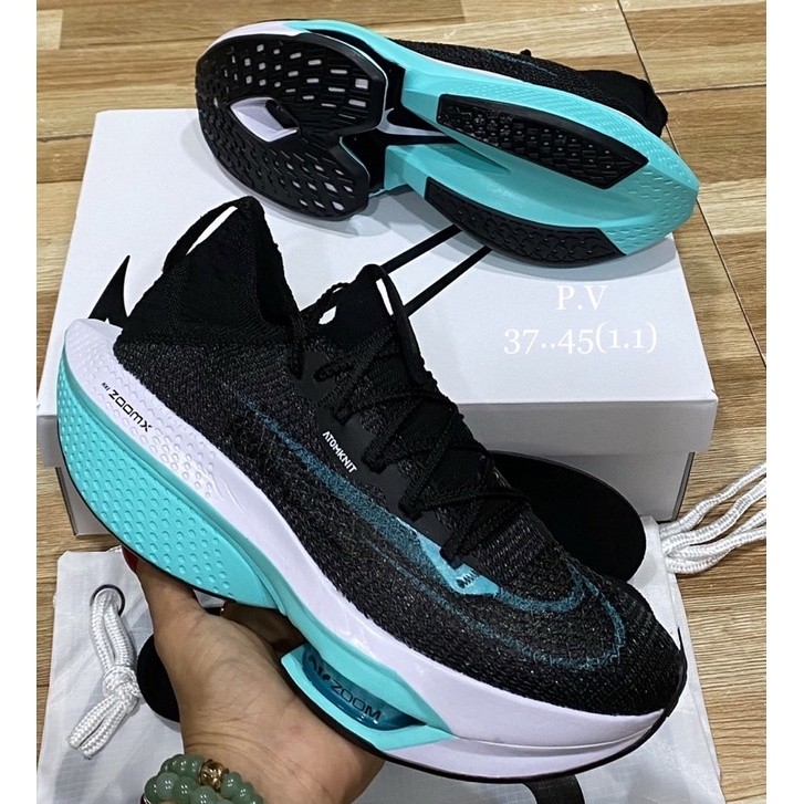 2024 Nike Air Zoom Alphafly next % 2 (size37-45) ดำทะเล งานPK 1:1 ดีสุด