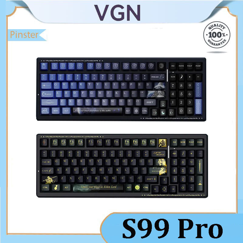 Vgn S99 PRO Aldenfarring Custom Mechanical Keyboard ชุดแผ่นรองเมาส์สําหรับเล่นเกม