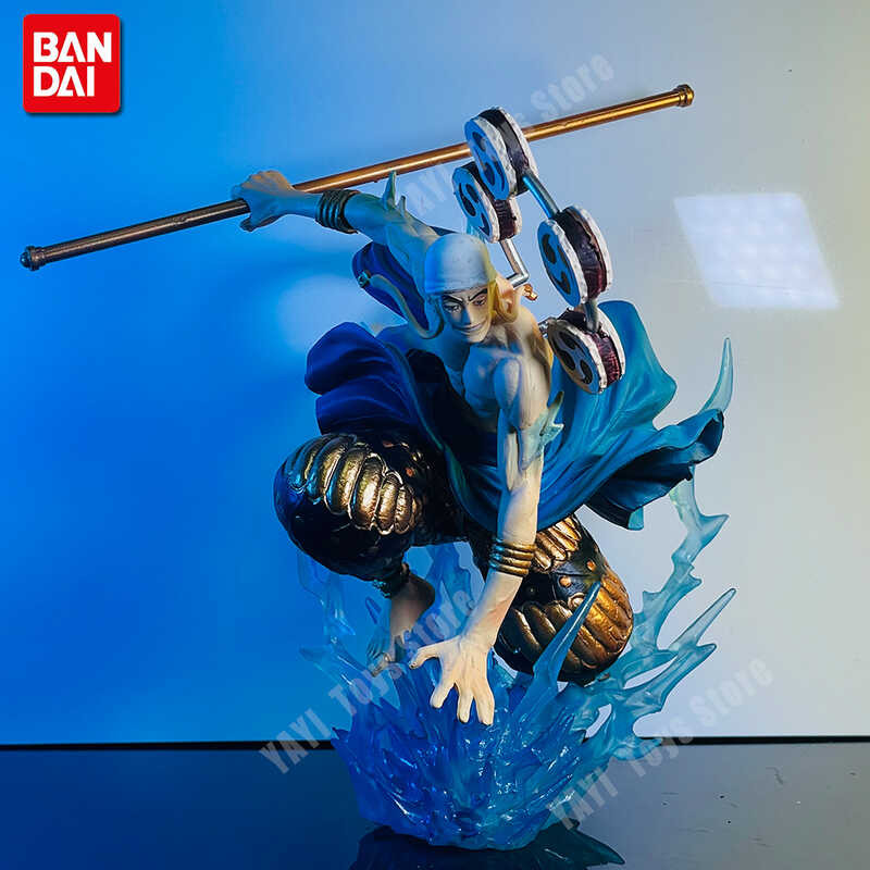 ◆ ใหม่ One Piece Anime Thor God Sky Piea Enel Action Character พีวีซีคอลเลกชั