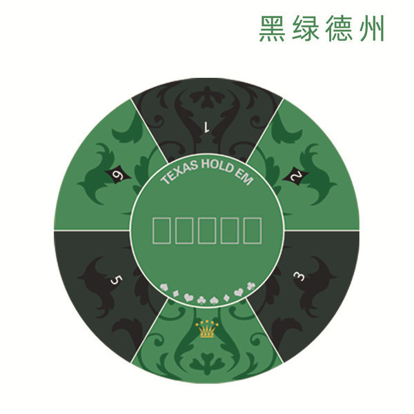 mouse pad แผ่นรองเมาส์มีไฟ Texas Hold'em Poker Table Mat รอบขนาดใหญ่ยางกันลื่นแผ่นรองโต๊ะ Casual Pe