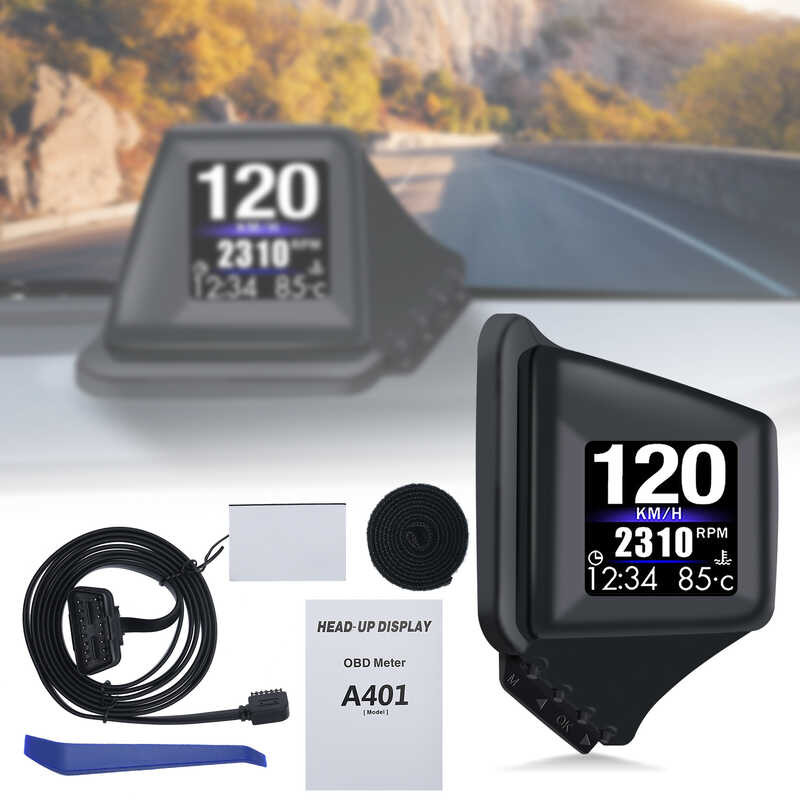 ▥ ใหม่มัลติฟังก์ชั่ HUD แกดเจ็ต Obd2 + รถยนต์คอมพิวเตอร
