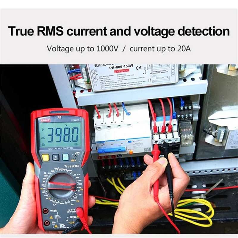 ▥ Uni-T Ut89x Ut89xd Professional มัลติมิเตอร์แบบดิจิตอล True RMS AC DC โวลต์มิเตอร์ Hz Ohm NCV