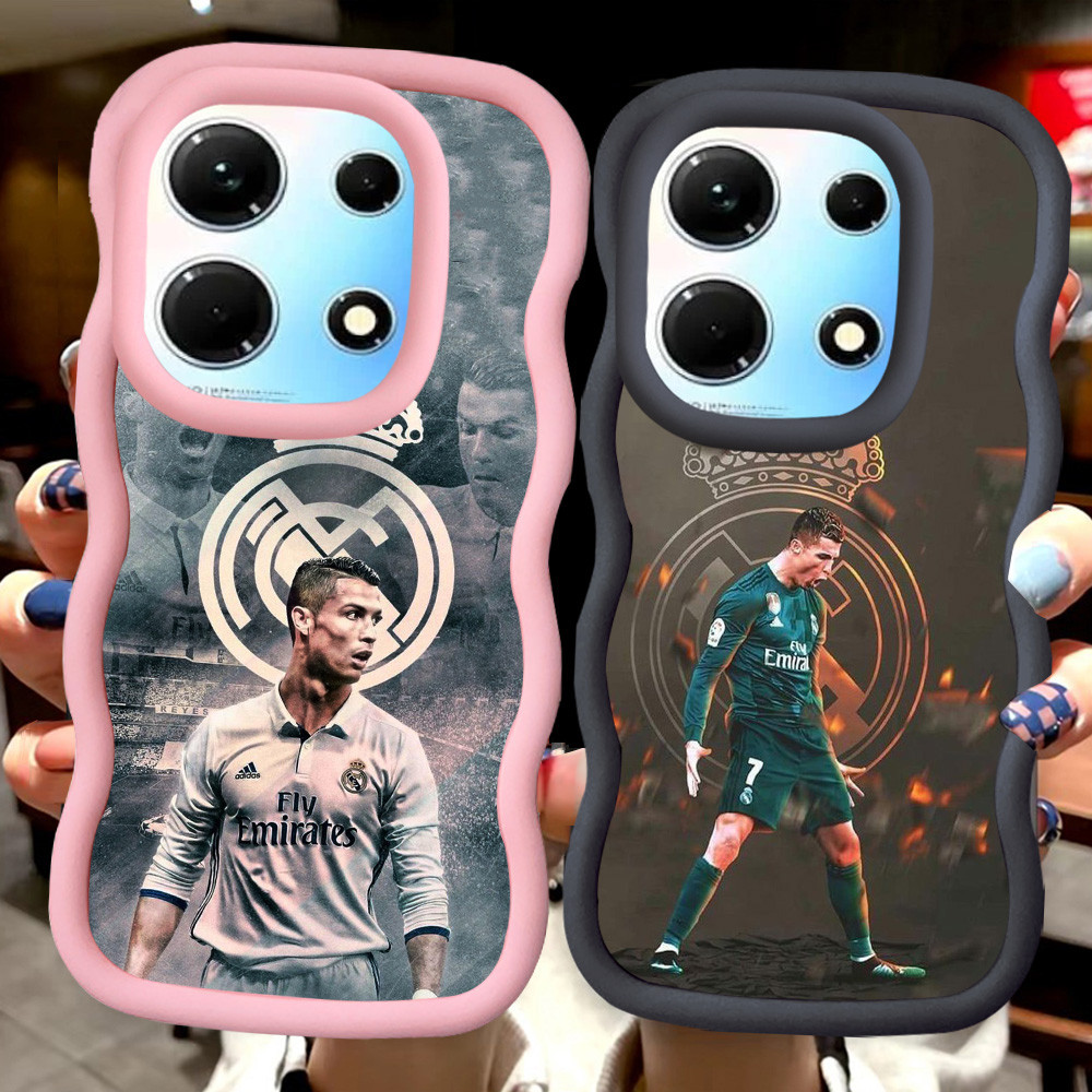 MERAH Z-67 CR7 Ronaldo Red Black Pink Casing สําหรับ Infinix Smart Zero 30 Note 7 Plus 5G