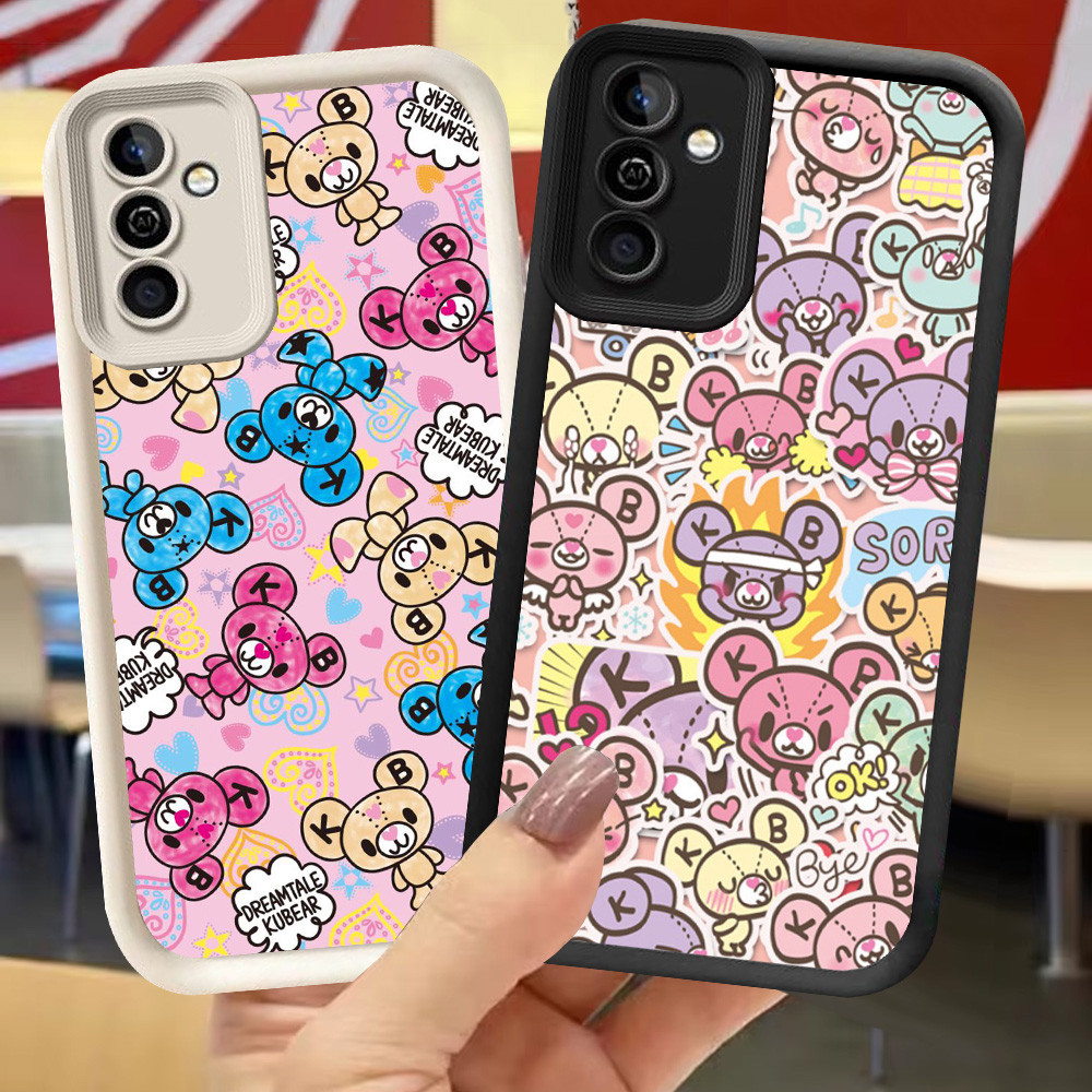 XI58 Dreamtale Kubear Casing สําหรับ Samsung Galaxy A36 A56 S25 Ultra A26 5G สีดําสีขาว