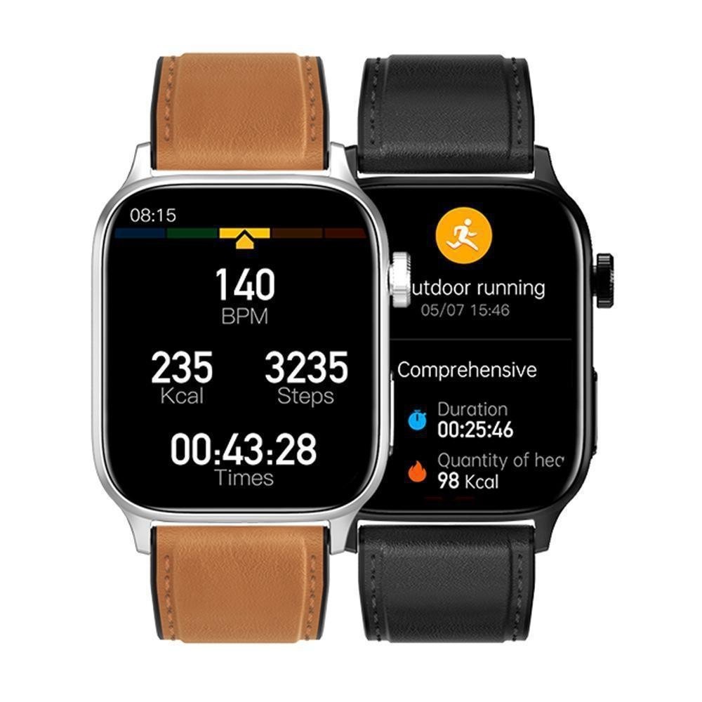 ผลิตภัณฑ์ใหม่ GT22 smart watch ECG การตรวจสอบการวัดอุณหภูมิร่างกายออฟไลน์ ECG รายงานสร้อยข้อมือโทร