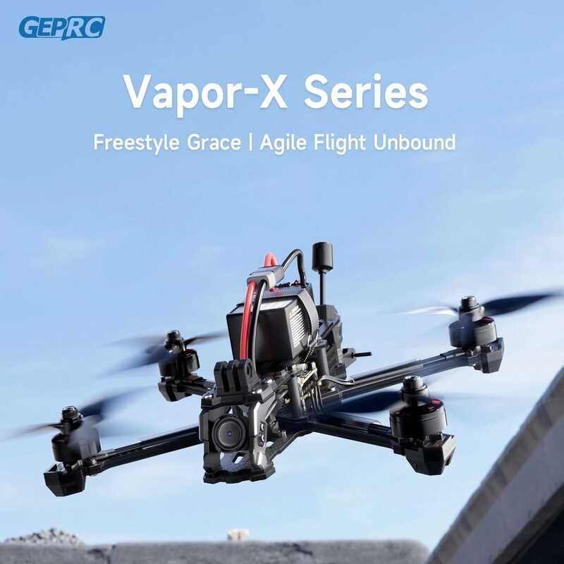 ▥ GEPRC Vapor-X5 X6 HD O3 FPV 2407E 1750Kv 60A 4In1 ESC F722 V2 FC ประสิทธิภาพสูง  RC Quad