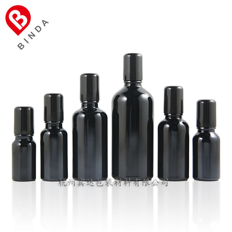 [Sub-Packing Handy Tool] Black Roll-On Bottle Roll-On Perfume Sample Glass Portable Sub-Packing Bott