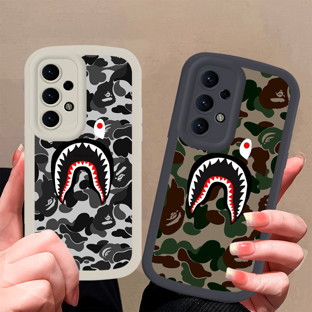 SAMSUNG สําหรับSamsung A52 A33 F23 A53 A04S A13 A23 A52S M23 A32 5G F-68 Bape Shark