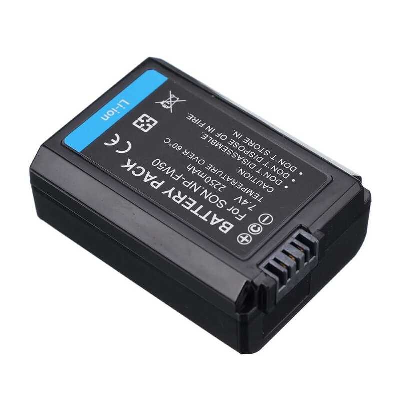 ❃ สําหรับ SONY Np-Fw50 NP Fw50 แบตเตอรี่กล้องสําหรับ Sony Alpha A6500 A6300 A6000 A5000 A3000 N