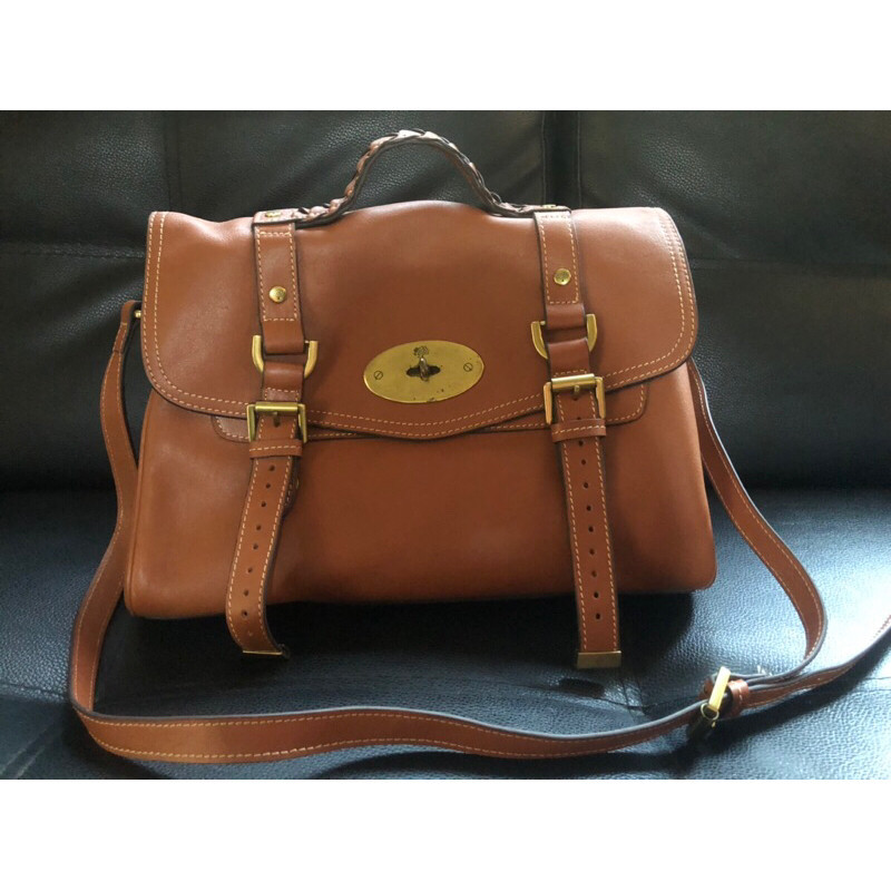 2024 กระเป๋า Mulberry รุ่น Alexa  มือสองหนังวัวแท้ทั้งใบ งาน Hi end (ภาพงานจริง)
