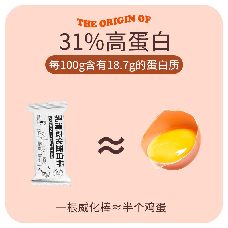 Whey Wafer Protein Bar Meal Replacement Low 0 Sucrose Fitness Anti-hungry Fat Card Relieves Hunger