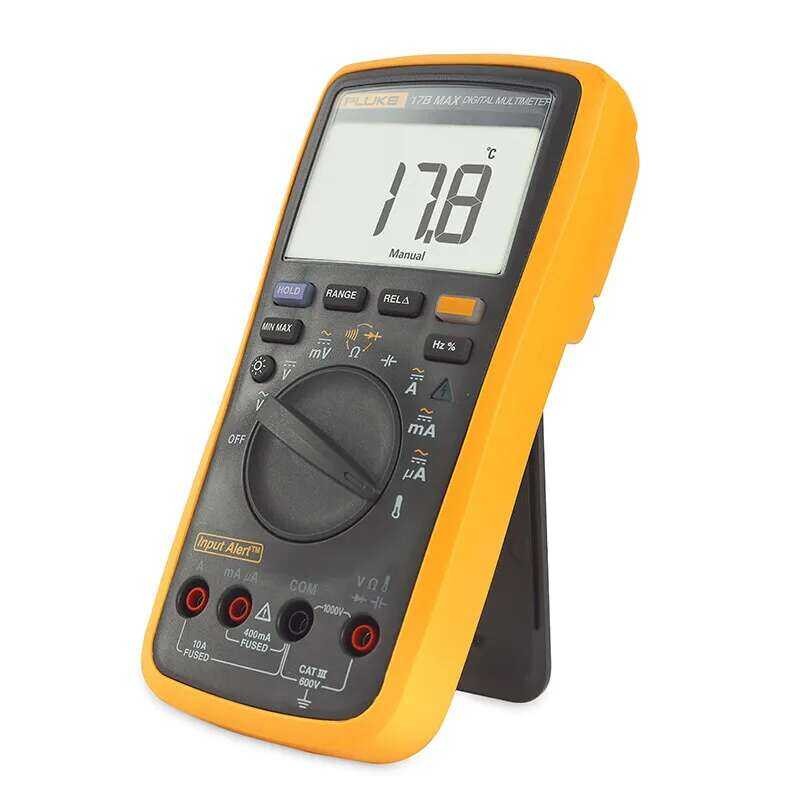 ▥ Fluke 15B 17B MAX มัลติมิเตอร์แบบดิจิตอลอัตโนมัติ DMM Ac/Dc แรงดันไฟฟ้าความต้านทาน Capacitanc