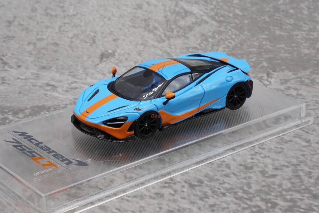 Cm 1: 64 Mclaren Mclaren 765 LT โมเดลรถจําลอง Supercar เครื่องประดับ