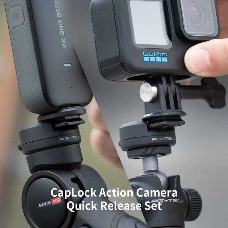 Pgydech ฐานยึดอแดปเตอร์ 1/4 สำหรับ GoPro Insta360 สมาร์ทโฟน thumbnail 5
