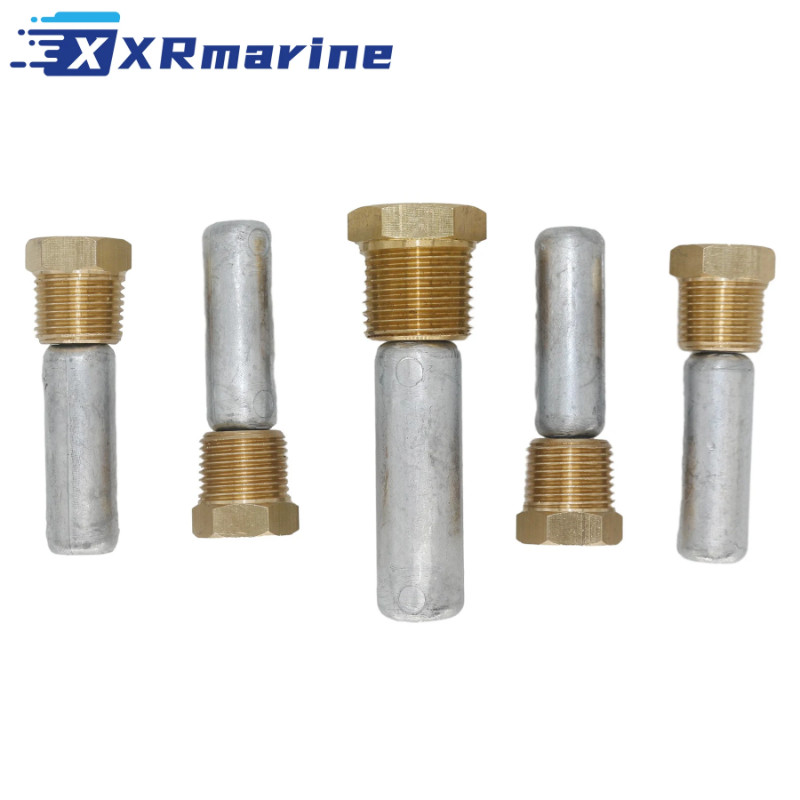 5 Pcs Zinc Anode For Yanmar 6LY 6LP some 4LHA Engines 119574-18790 + 119574-44150