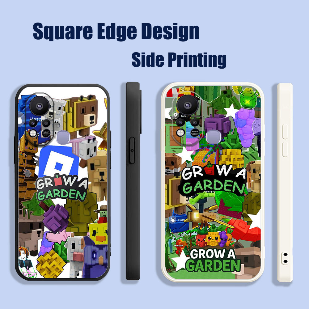 ปลอกสําหรับ Huawei Nova 3i 7i 8i 5T Y9S Grow a garden roblox วิดีโอเกม BOZ10 เคสโทรศัพท์ขอบสี่เหลี่ย