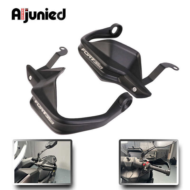 เหมาะสําหรับ Qianjiang QJMOTO FORT350 GT Handguard Disk ดัดแปลงรถจักรยานยนต์ Handlebar Handguard Han