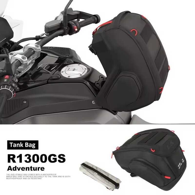 อุปกรณ์ตกแต่งรถจักรยานยนต์ เหมาะสําหรับ BMW R1300GS 2024-2025 กระเป๋าถังน้ํามันเชื้อเพลิงฟรีฝาครอบกั
