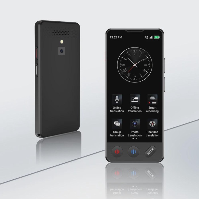 A20 4.1 Inch  Smart AI Voice 139 Online Language Translator Device WIFI BT 4G Audio Translator AI T