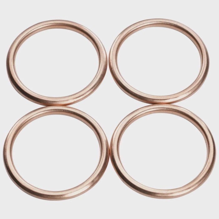 4Pcs Exhaust Pipe Gasket For Honda Transalp XL600V 1990 VF750CD Magna Deluxe 1995-1996 VF750C V45 M