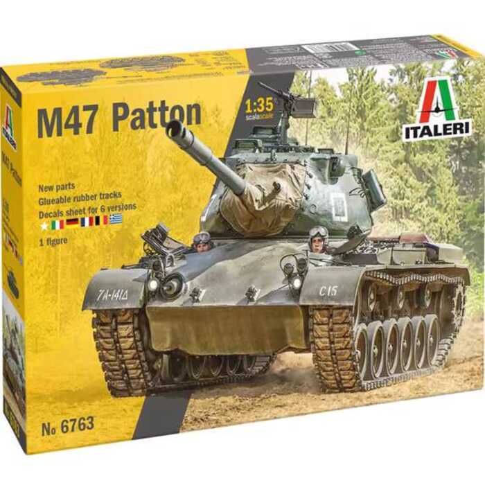 ITALERI 6763 1/35 รถถังกลาง M47 Patton ของสหรัฐฯ