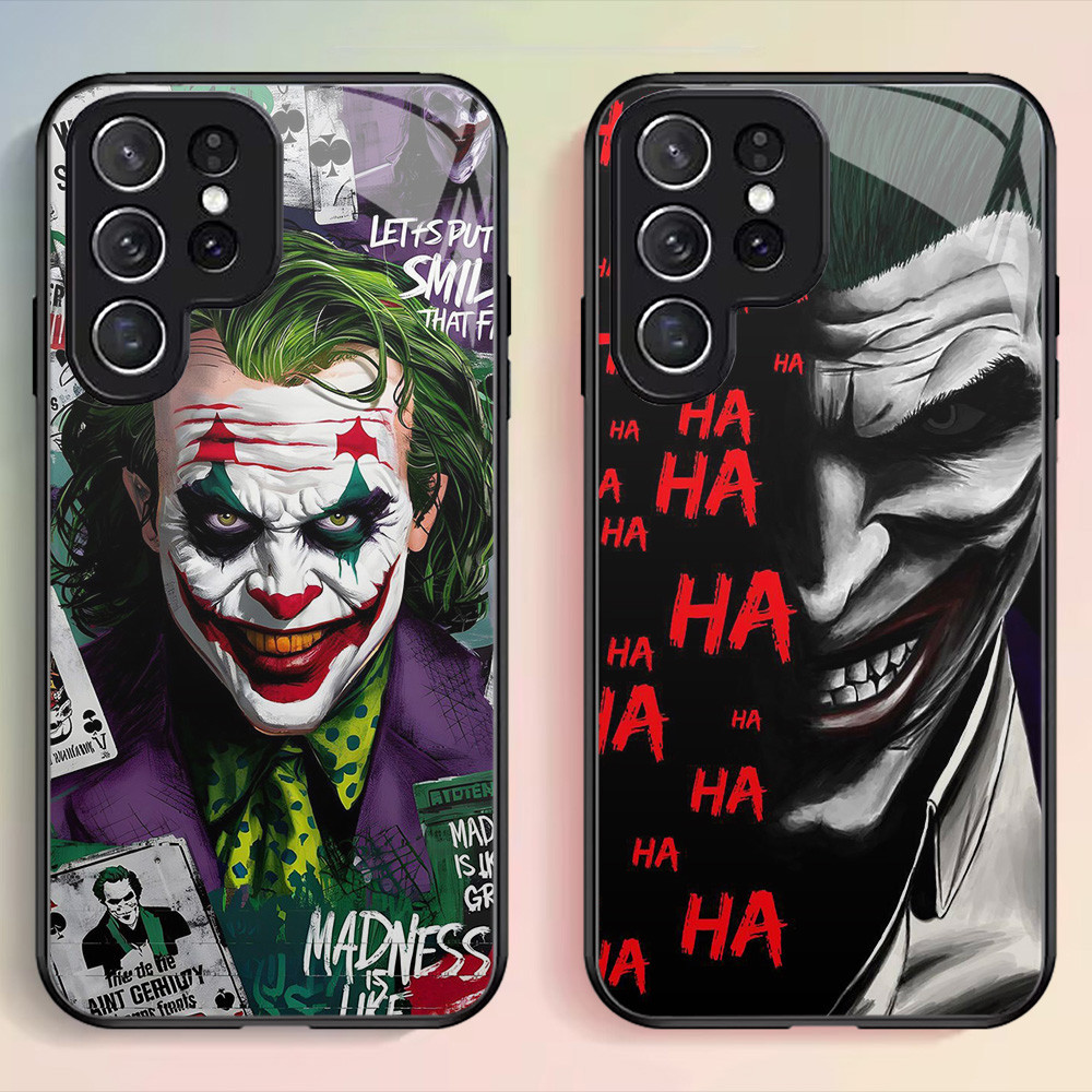 G-73 Joker HD Glass Casing สําหรับ Samsung S24 S25 S21 Plus Ultra FE Case