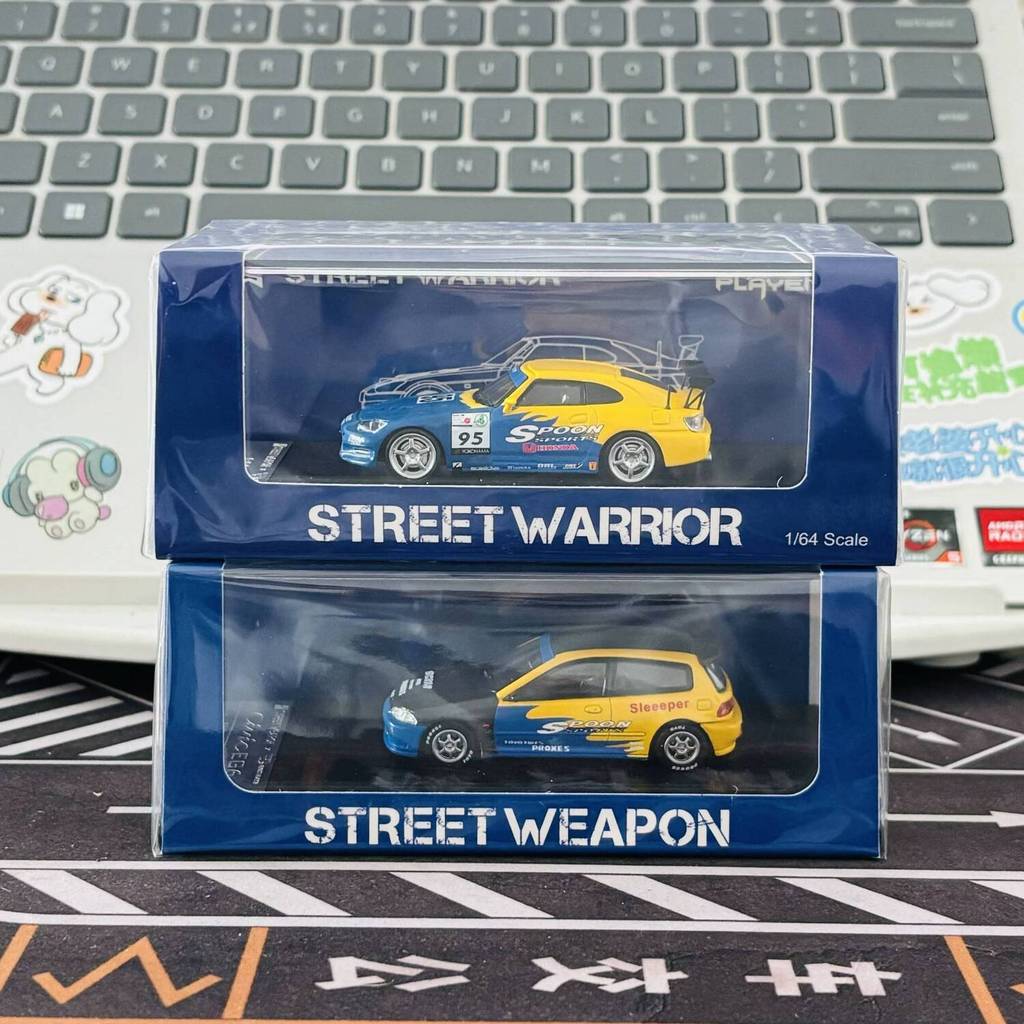 SW 1:64 Honda HONDA EG6 S2000 SPOON SPORT โมเดลรถอัลลอย