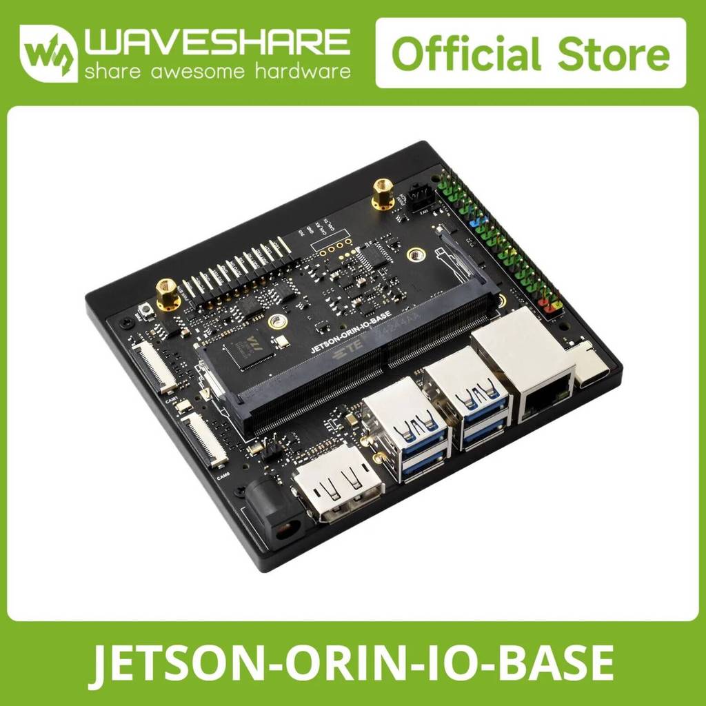 Waveshare Jetson Orin Nano/NX Development Board ตามบน Jetson Orin Nano และ Jetson Orin NX Module, 5 